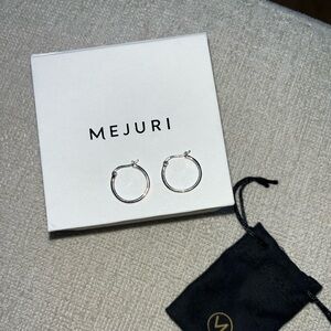Mejuri Sterling Silver Hoops